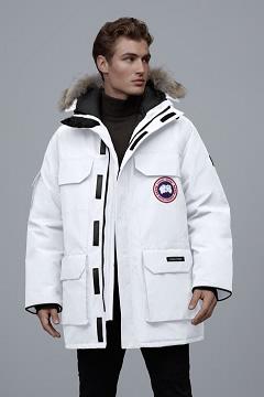 Chamarras Canada Goose Hombre Mexico - Expedition Abrigos Blancos FA0456379